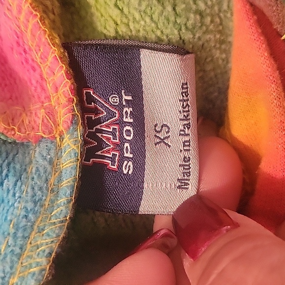 MV Sports Womens Tie Dyed  Ashbury Haight 1967 Hoodie, Size: XS, - Picture 6 of 7